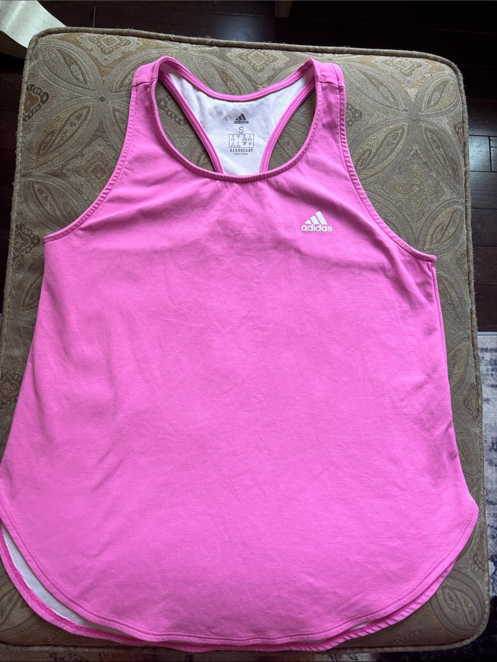 adidas Pink Racerback Tank Top